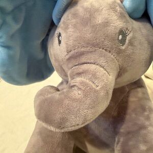 Dimplé Plush Elephant Interactive - Soft Gray Plush Toy